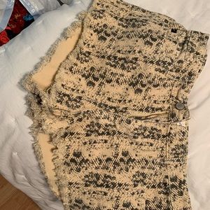 Snake skin short